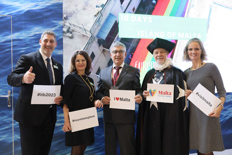 Messeteam Malta auf der ITB 2023